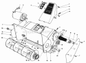 Rotor Housing Assembly Diagram and Parts List for 38310 3000001-3999999 - 1983 Lawn Boy Snow Blower